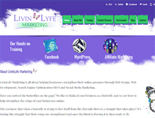 Tablet Screenshot of livinlyfemarketing.com